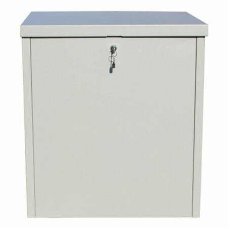 BOOK PUBLISHING CO Parcel Chest Secure Delivery Box, Textured Gray, Large GR2642697